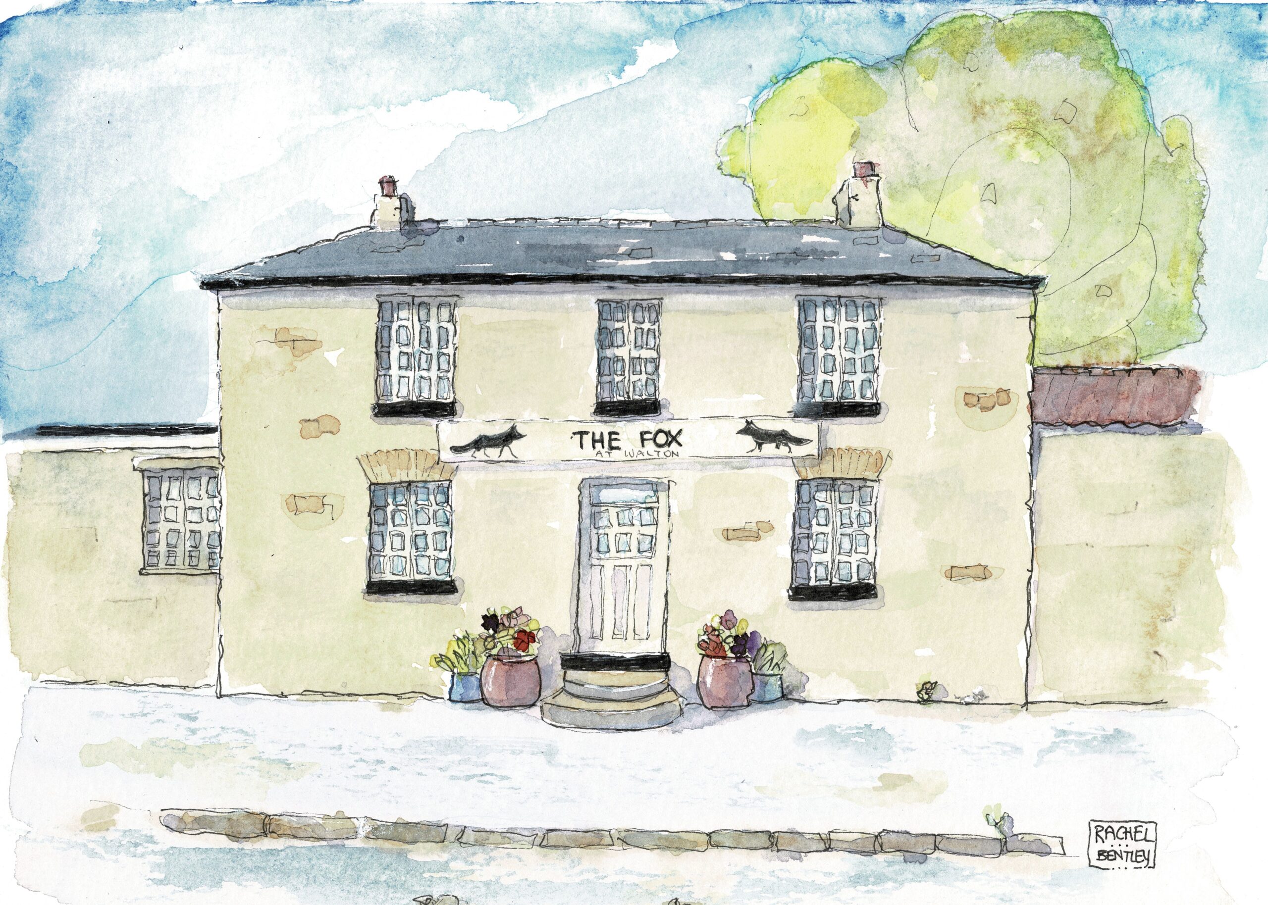 The Fox at Walton exterior in Wetherby