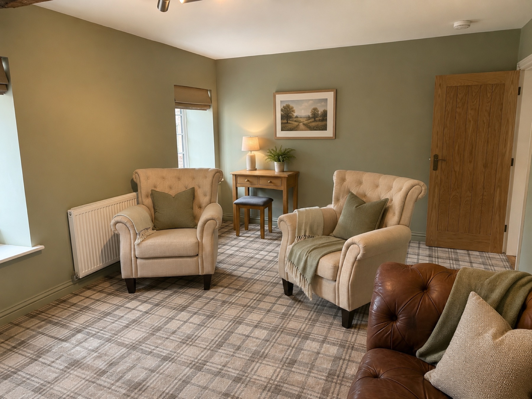 The Ainsty living room at The Fox at Walton